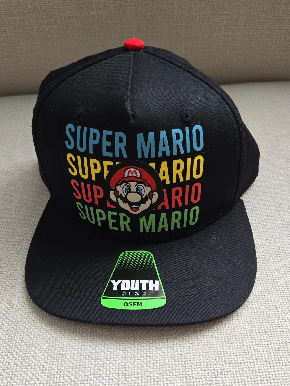 Super Mario Youth Bill Hat